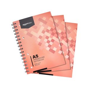 spiral pink notebook